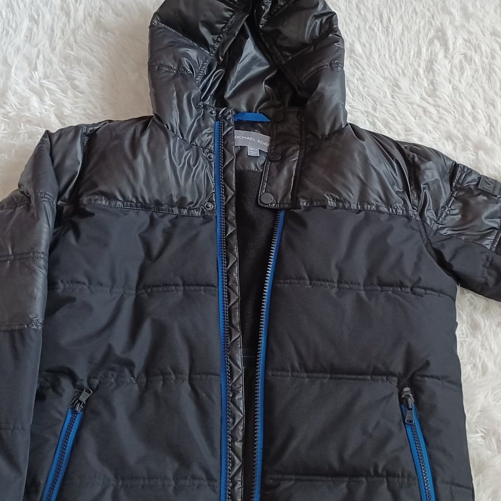 Michael Kors Boys Hooded Puffer Jacket NWT Size 10
